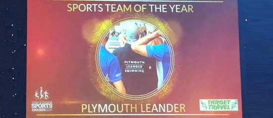 Plymouth Leander voted "Team of the Year" Plymouth Leander voted "Team of the Year"